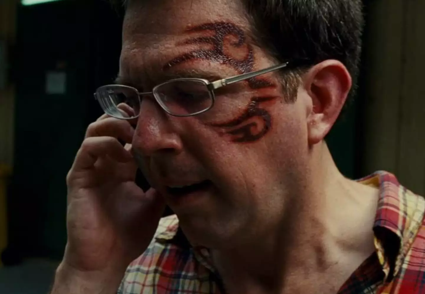 Helms was not having fun while filming.