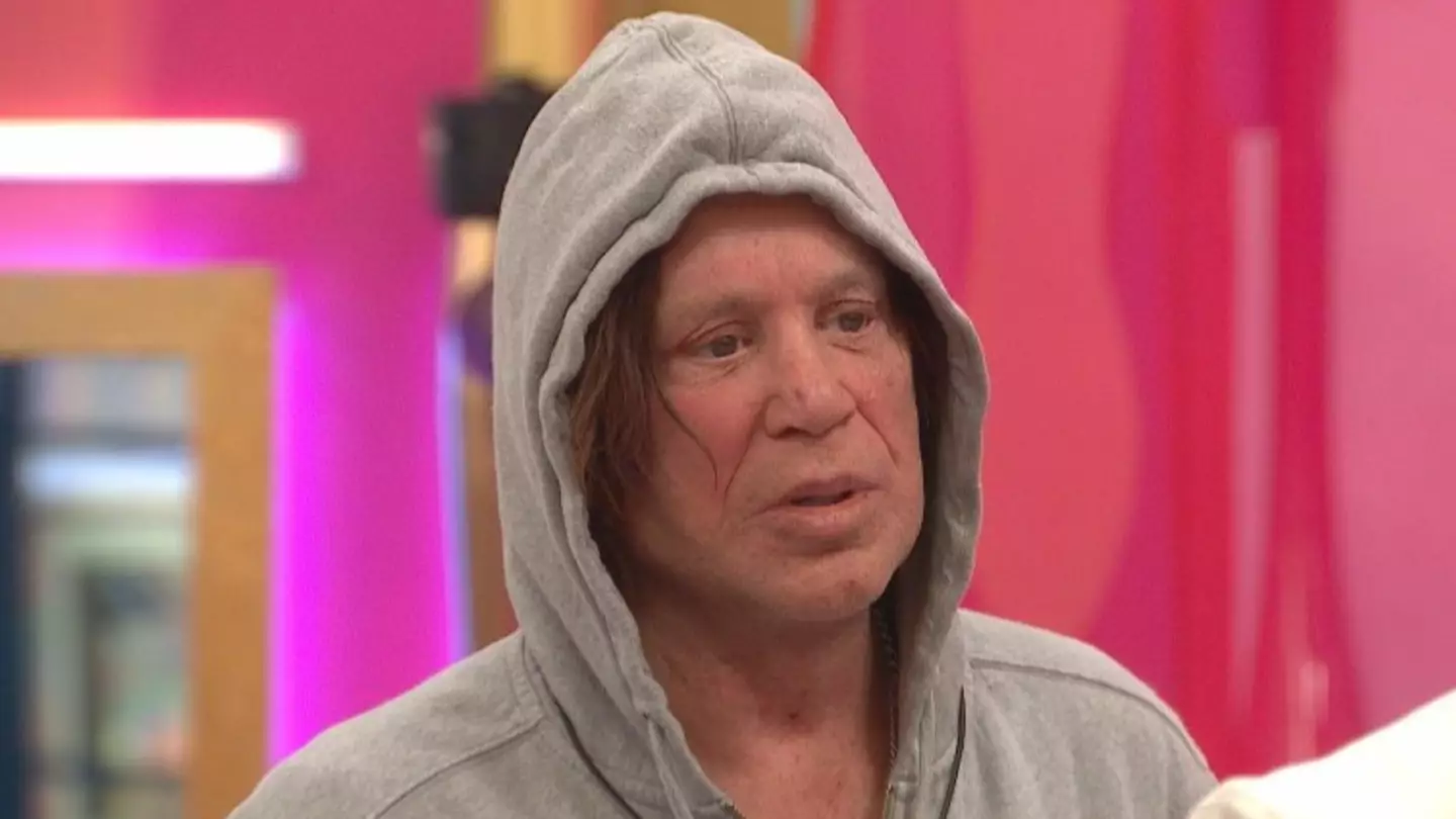 Mickey Rourke has Celebrity Big Brother viewers furious after being given 'strict warning' for leaving housemate crying