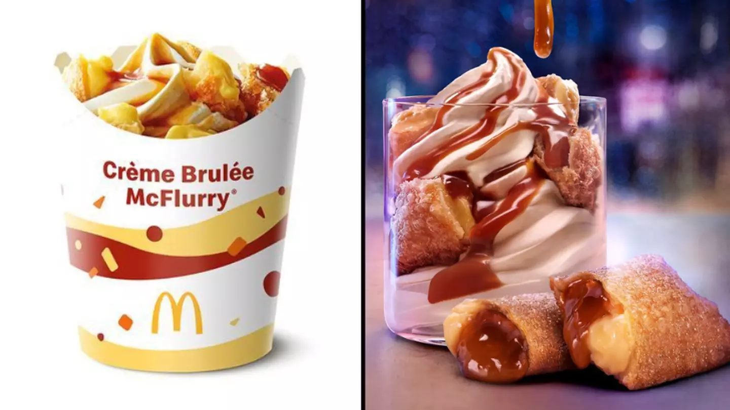 McDonald’s Has Dropped A Crème Brulée McFlurry And Pie In Australia