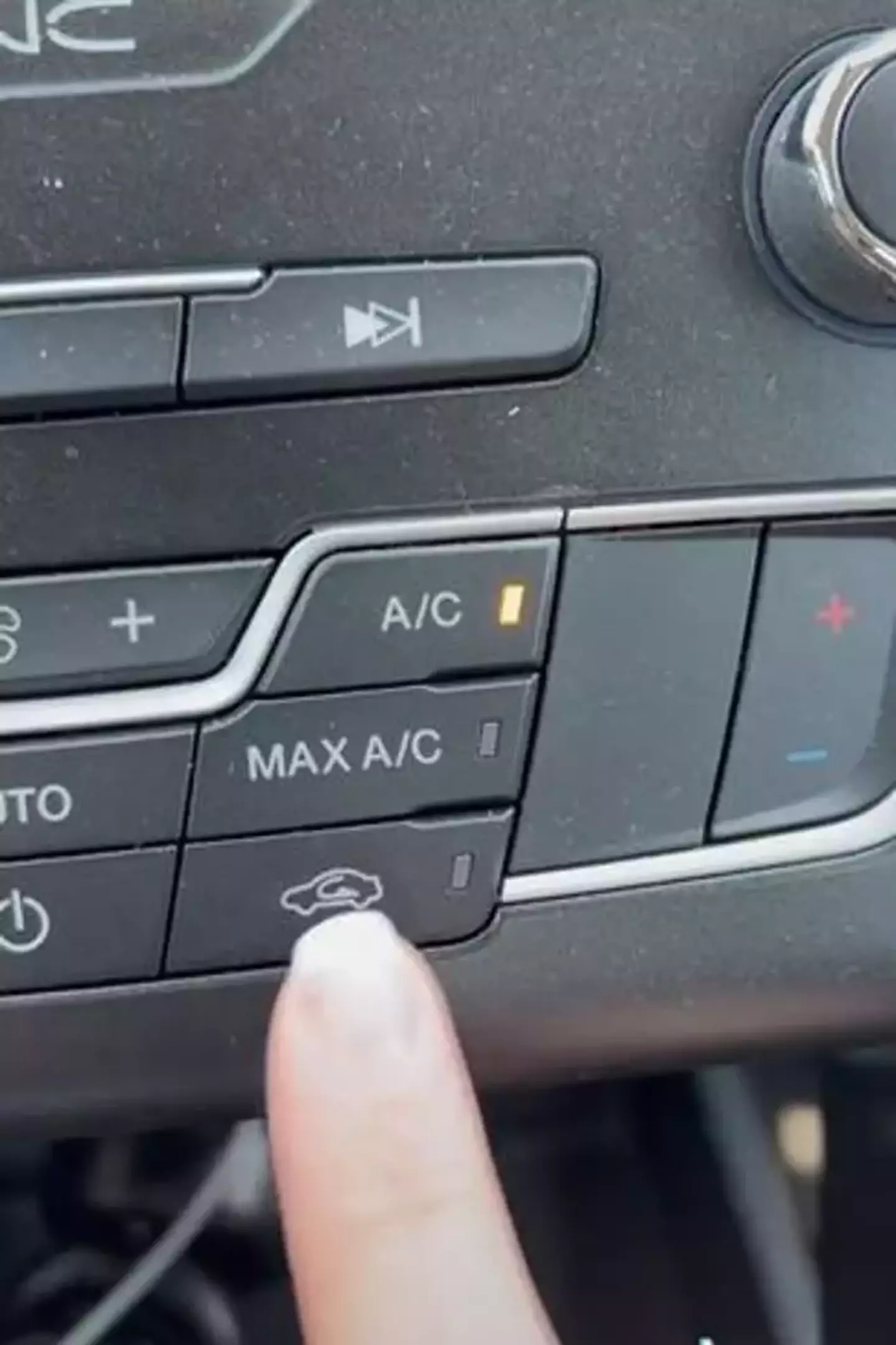 TikToker @megansbubble has gone viral for stunning motorists with her video: "Car tips and tricks. I bet you didn't know what this car button is actually used for."