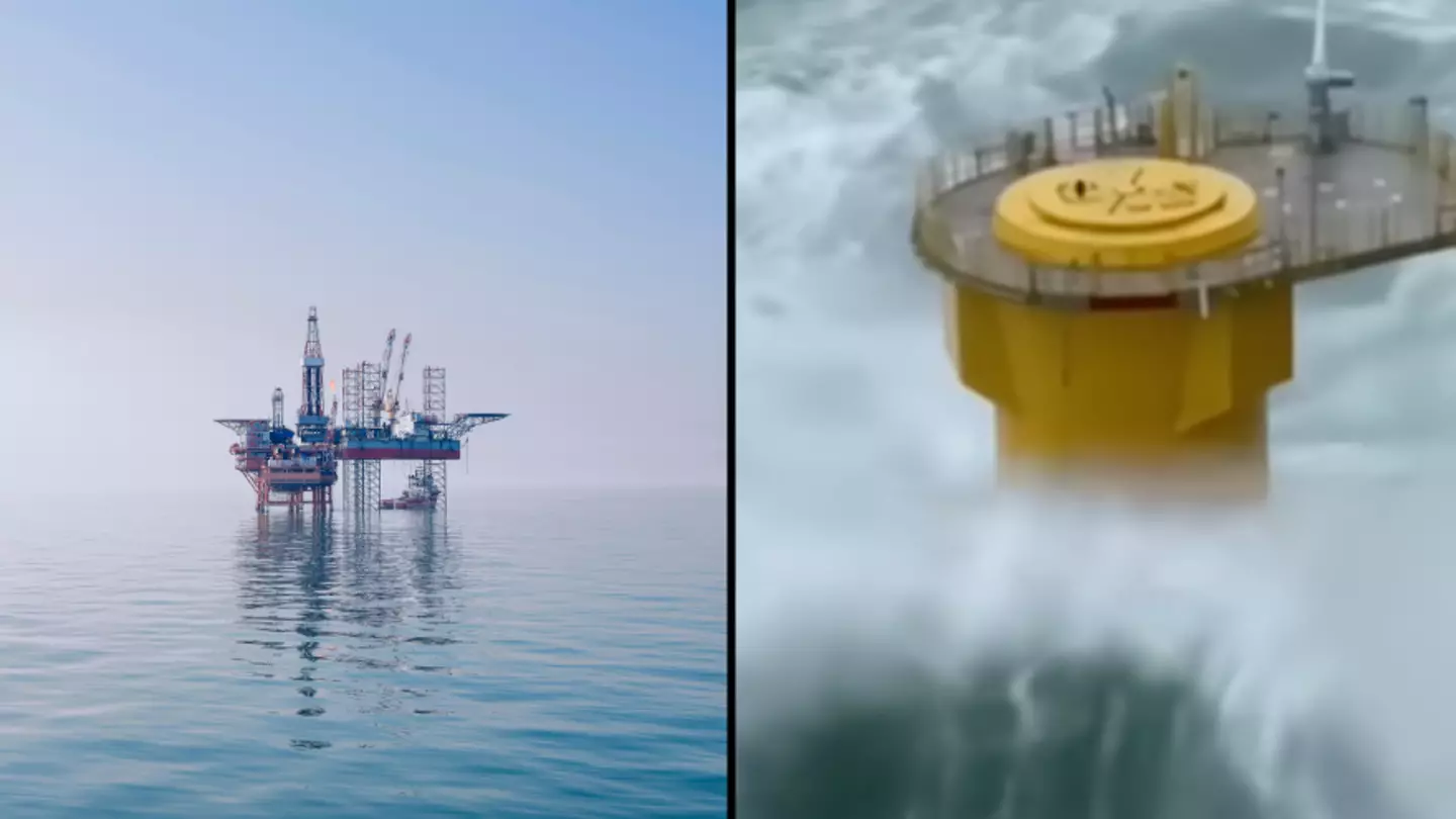 People left amazed after learning how oil rigs are actually built in the middle of the ocean
