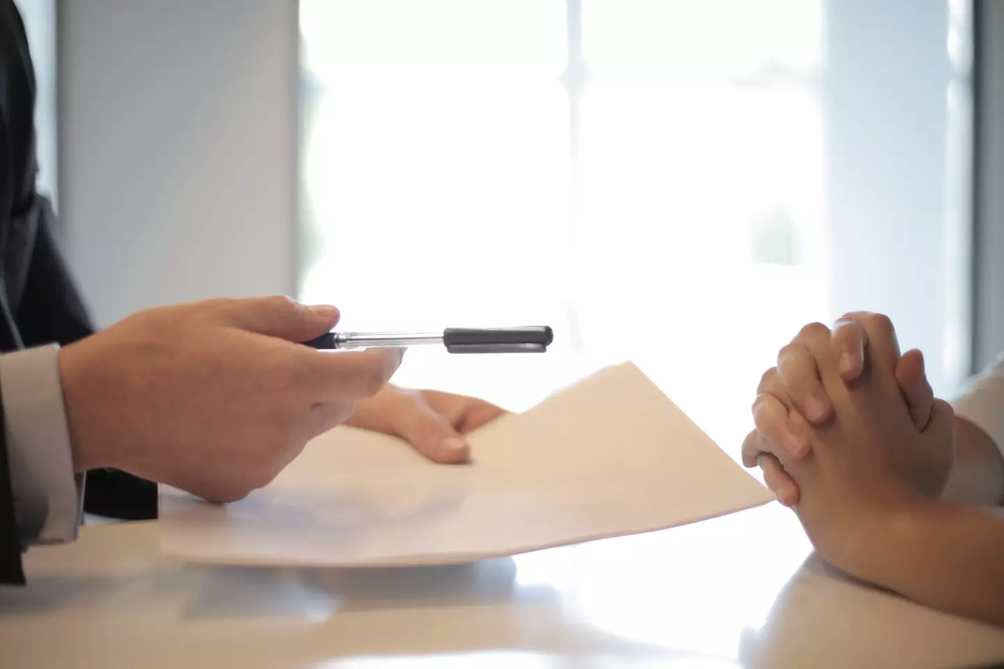 The man asked for half the mortgage to be paid despite not adding her to the document.