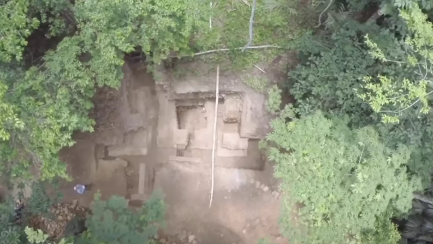 Laser survey lidar was used to discover the area (YouTube/BBC News)