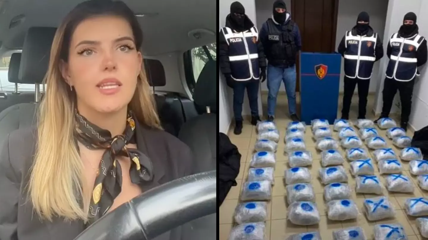 Albanian government chief arrested with almost 60kg of drugs on her