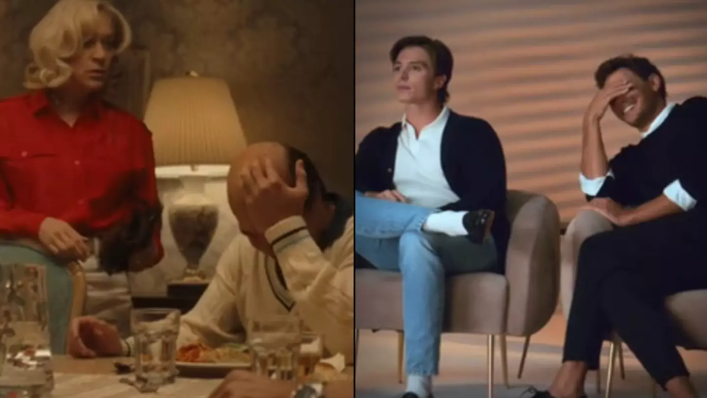 Cast of Netflix's Menendez brothers series gasp watching shocking scene back