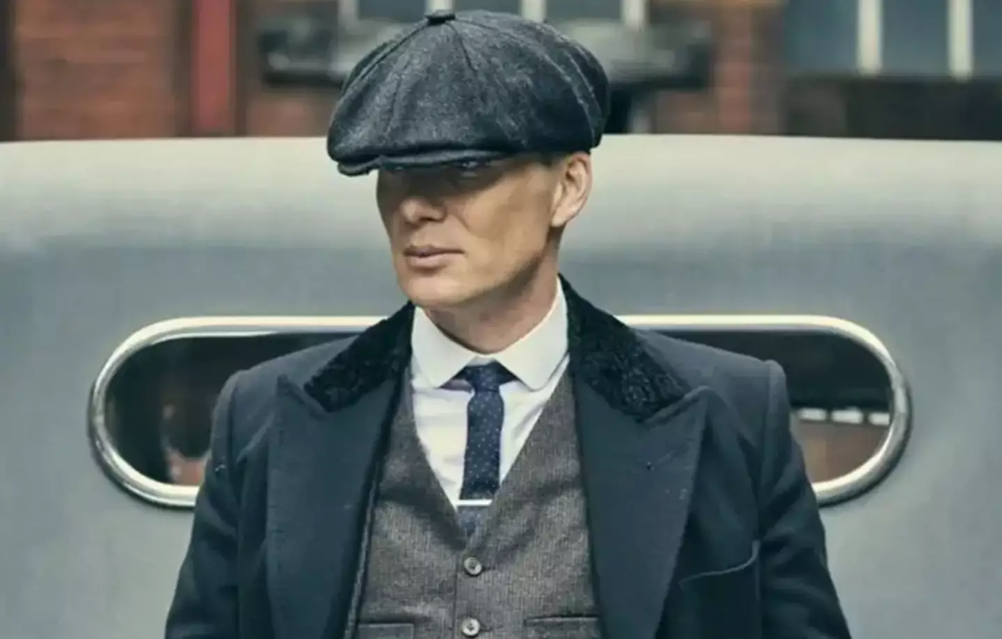 Cillian Murphy as Tommy Shelby.