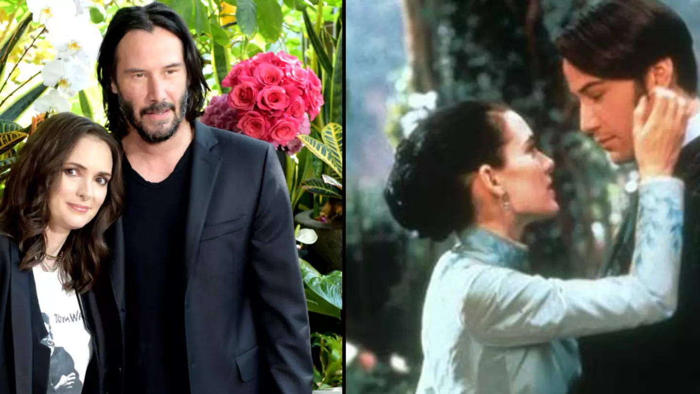 Winona Ryder accidentally got married to Keanu Reeves while filming a movie 