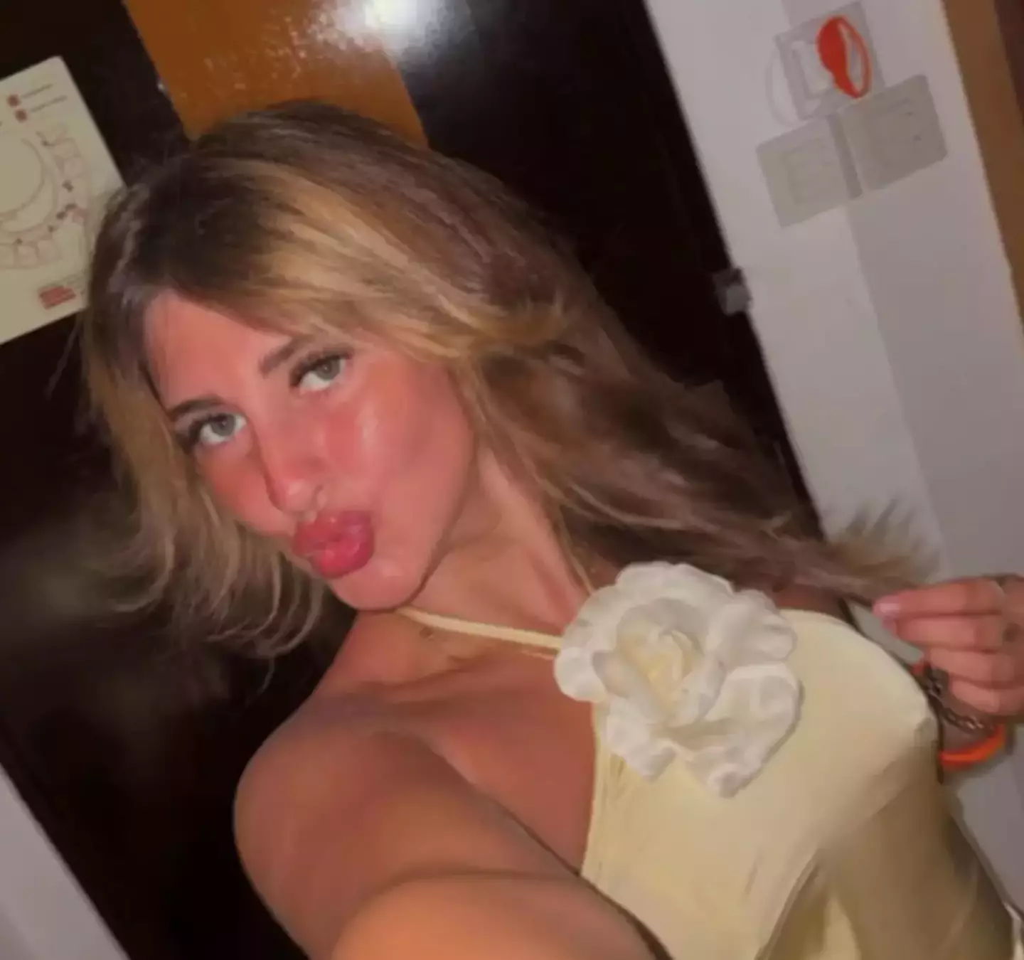 Bella Culley claimed she was coerced into transporting the drugs, but pleaded guilty recently (TikTok/@bellamayculleyx)