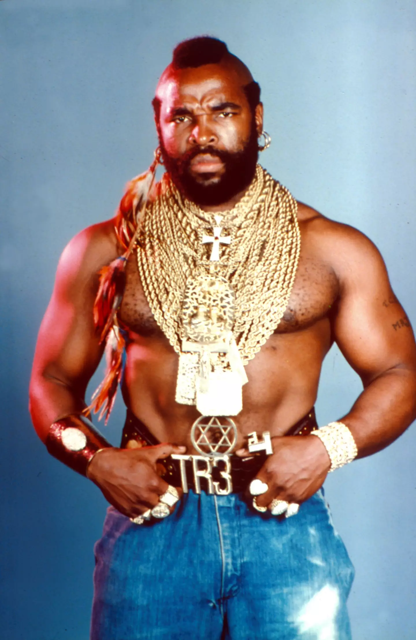 It apparently used to take Mr T an entire hour to put on all of his iconic gold chains.