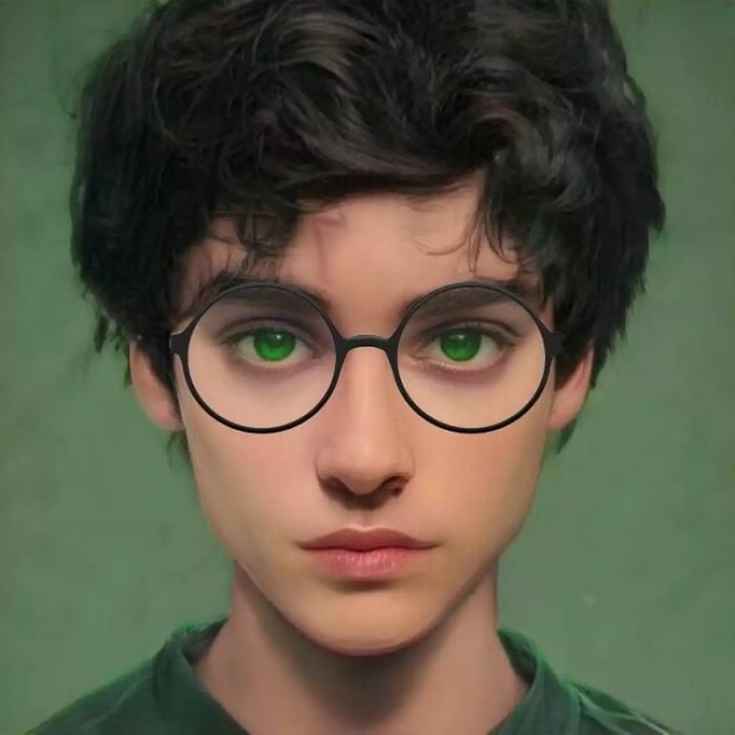 Harry Potter as envisioned by the artist.