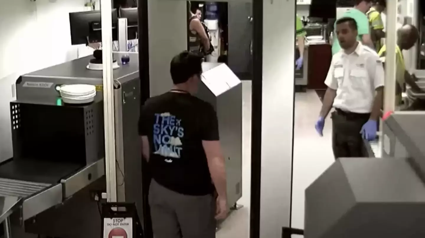 CCTV footage showed moments before man stole plane and took it on doomed final flight