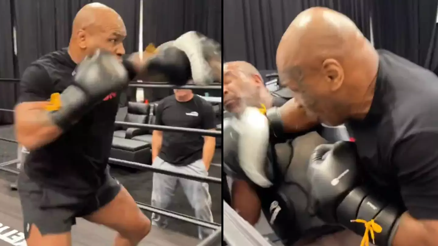 Fans all saying same thing after seeing Mike Tyson training before Jake Paul fight