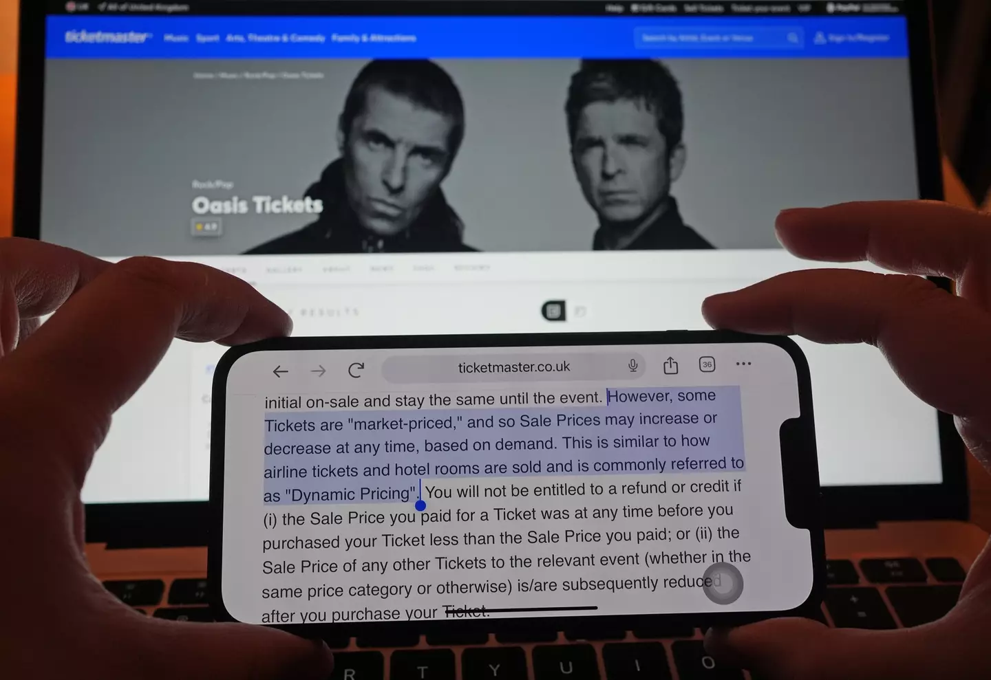 A legal professional has claimed fans can take legal action against Ticketmaster (PA)
