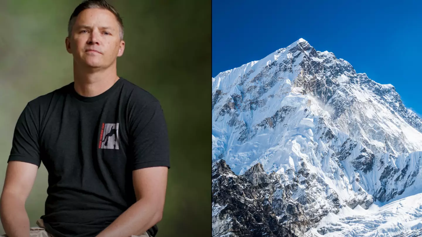 Man retells the horror of losing his sight as he was climbing the summit of Mount Everest