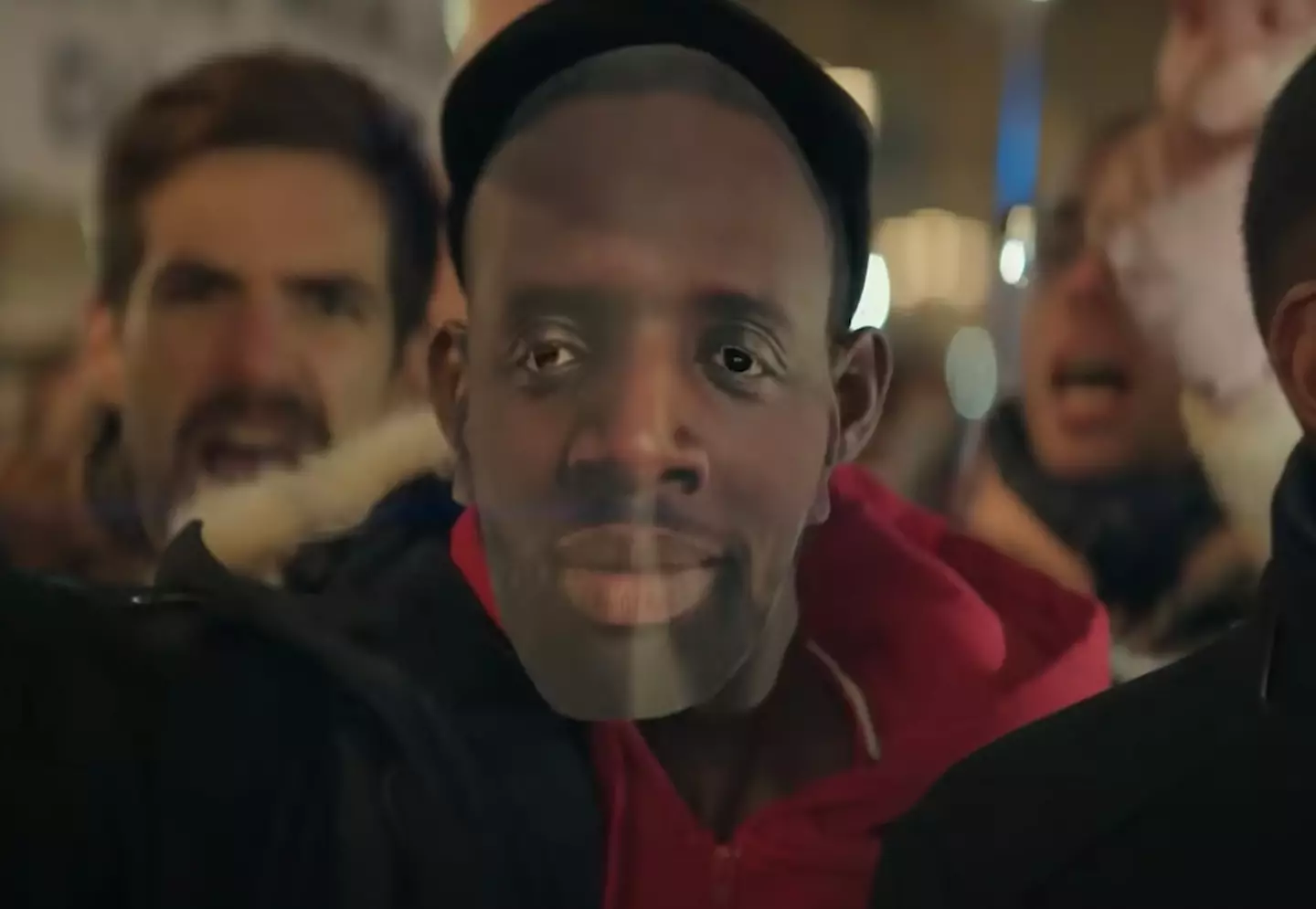 He's back on the run from the police.