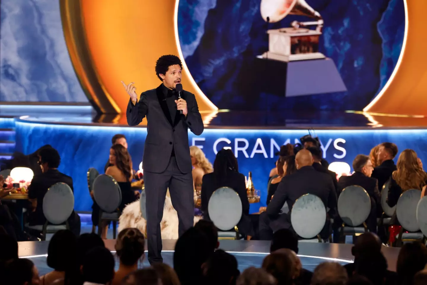 The comedian mixed in a number of serious topics with some light-hearted jokes (Sonja Flemming/CBS via Getty Images)