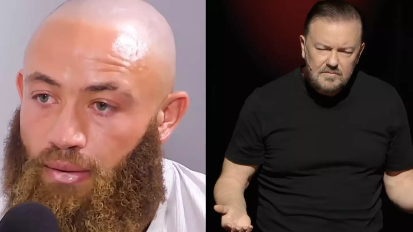 Ashley Cain hits out at Ricky Gervais in furious rant following joke about dying children