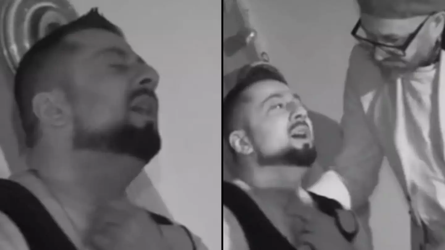 Terrifying Moment Ghost Hunter Is Throttled By Aggressive Spirit Living Attic