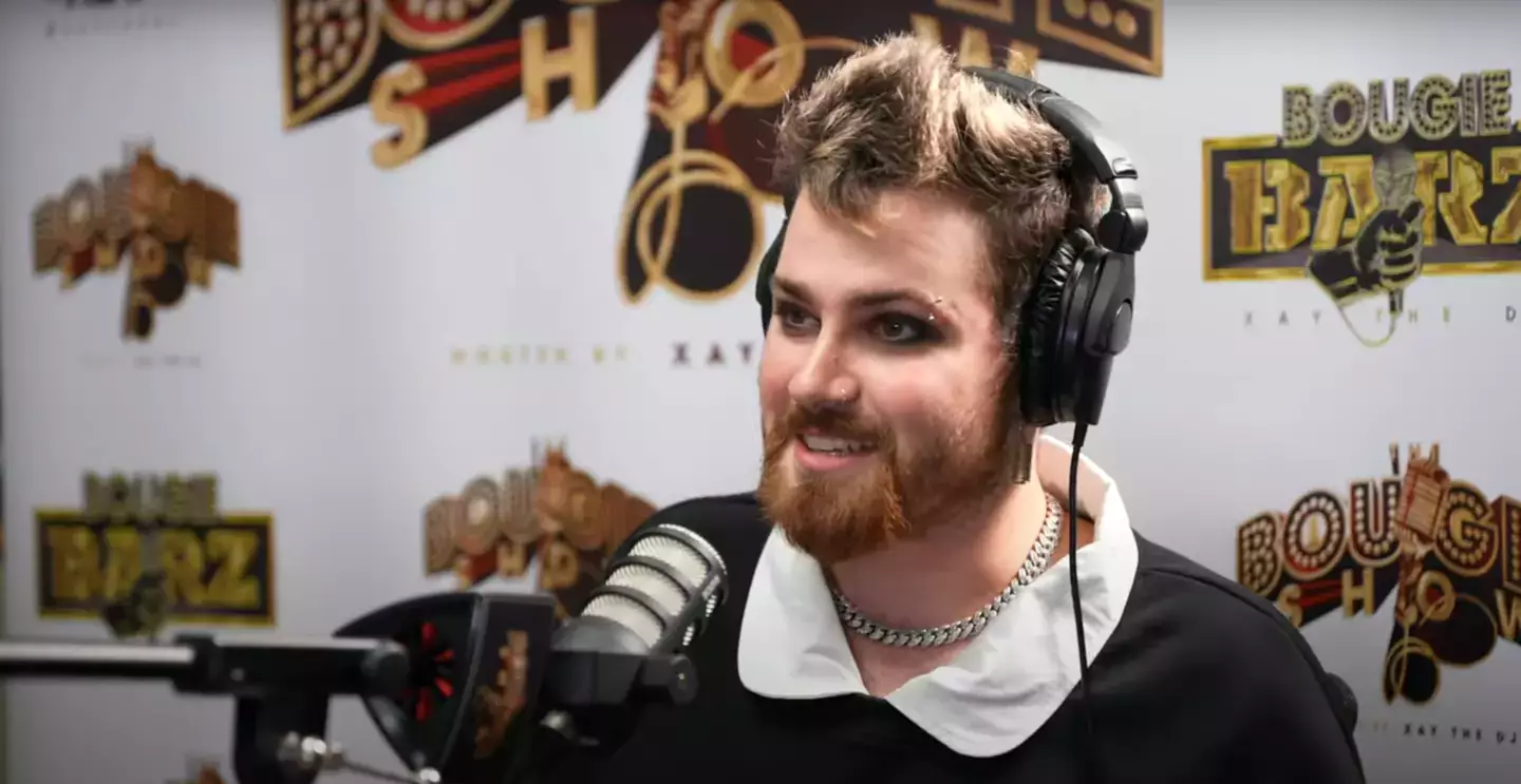 Logan Xander revealed the unexpected downsides of working in the adult industry. (YouTube/The Bougie Show)