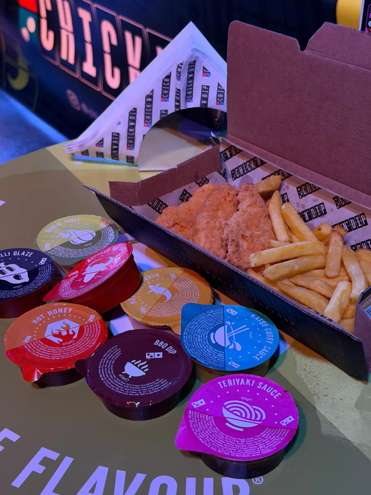 Domino's has launched its new Chick 'n' Dip menu (LADbible)