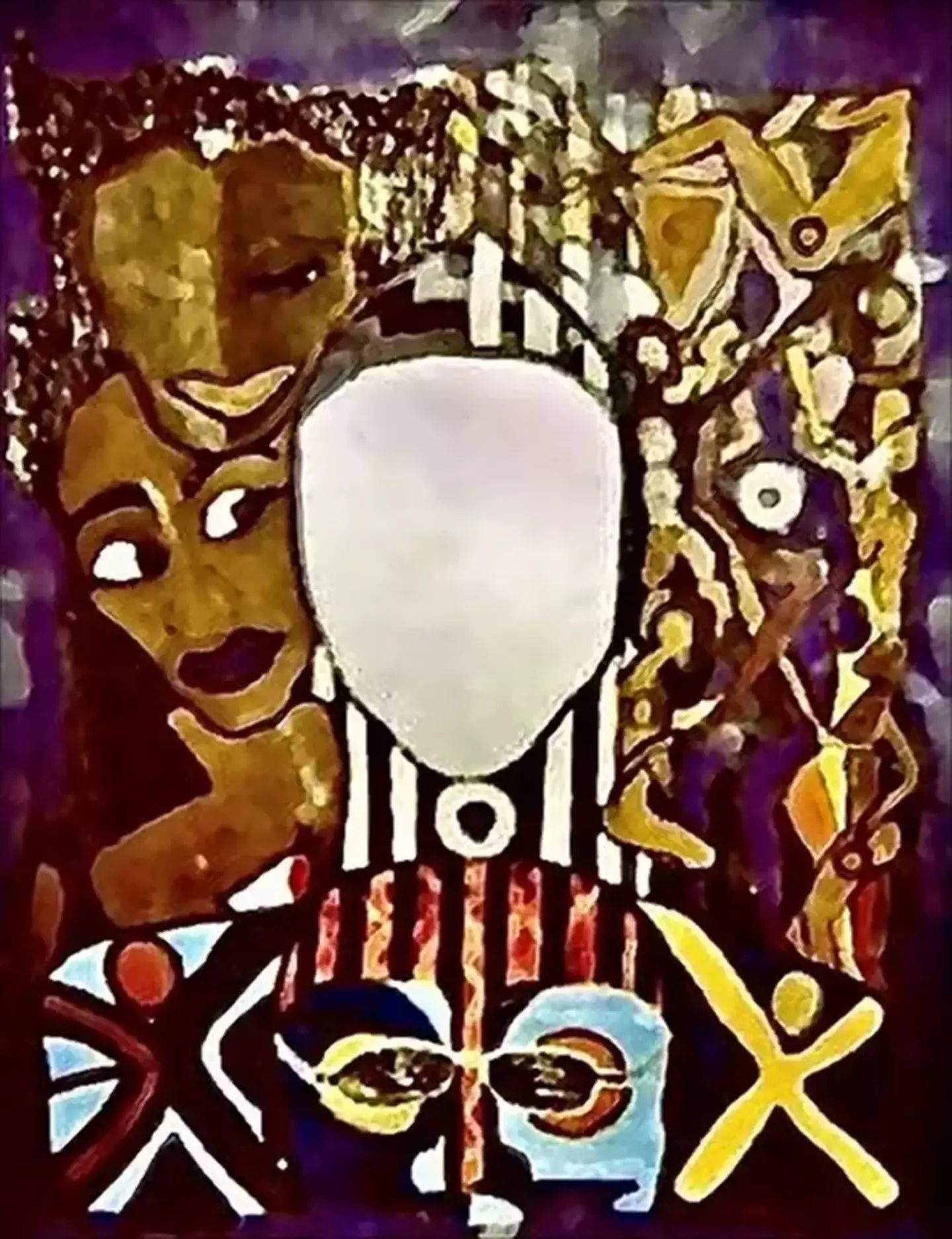 She had also been carrying this painting with her (PA)