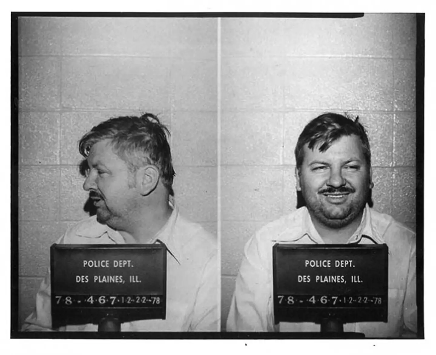 Gacy was sentenced to death. (Bureau of Prisons/Getty Images)