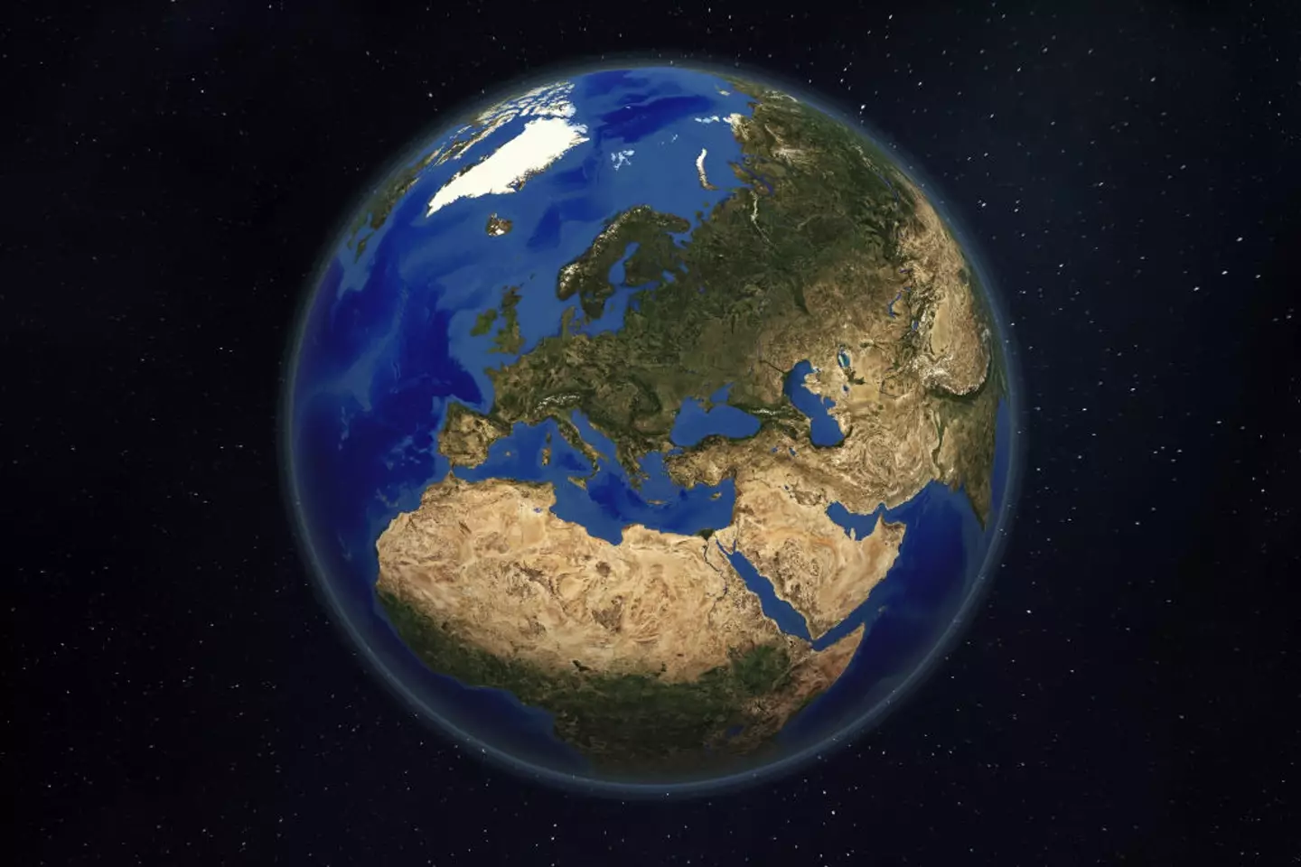 Seeing the Earth from space would be pretty spectacular (Maps4media via Getty Images)