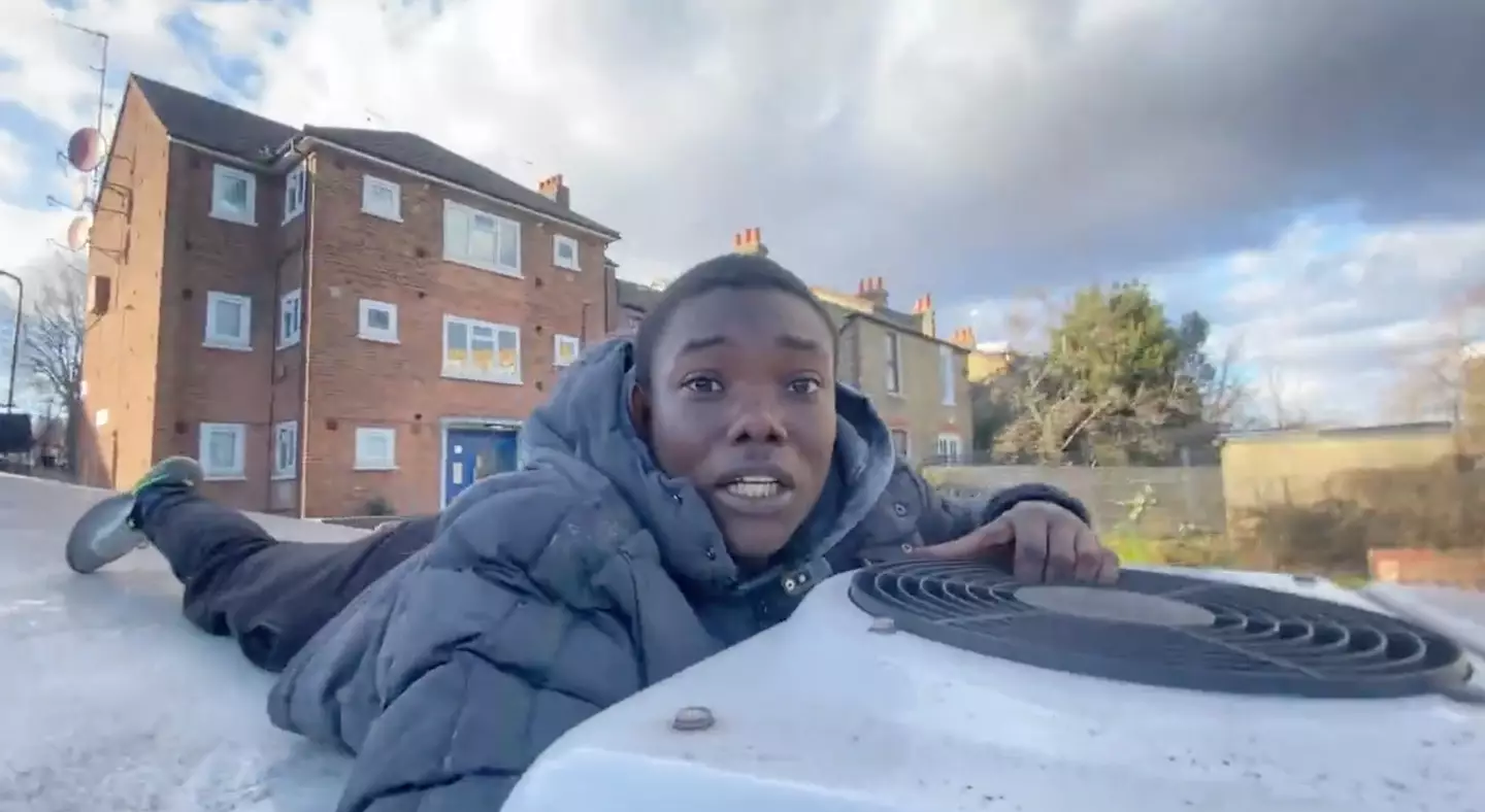 The TikToker has taken to social media to post yet another bizarre video.