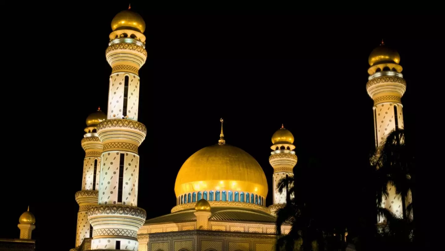 The video maker claimed he was 'kicked out' of Brunei's Golden Mosque (Getty Stock Image)