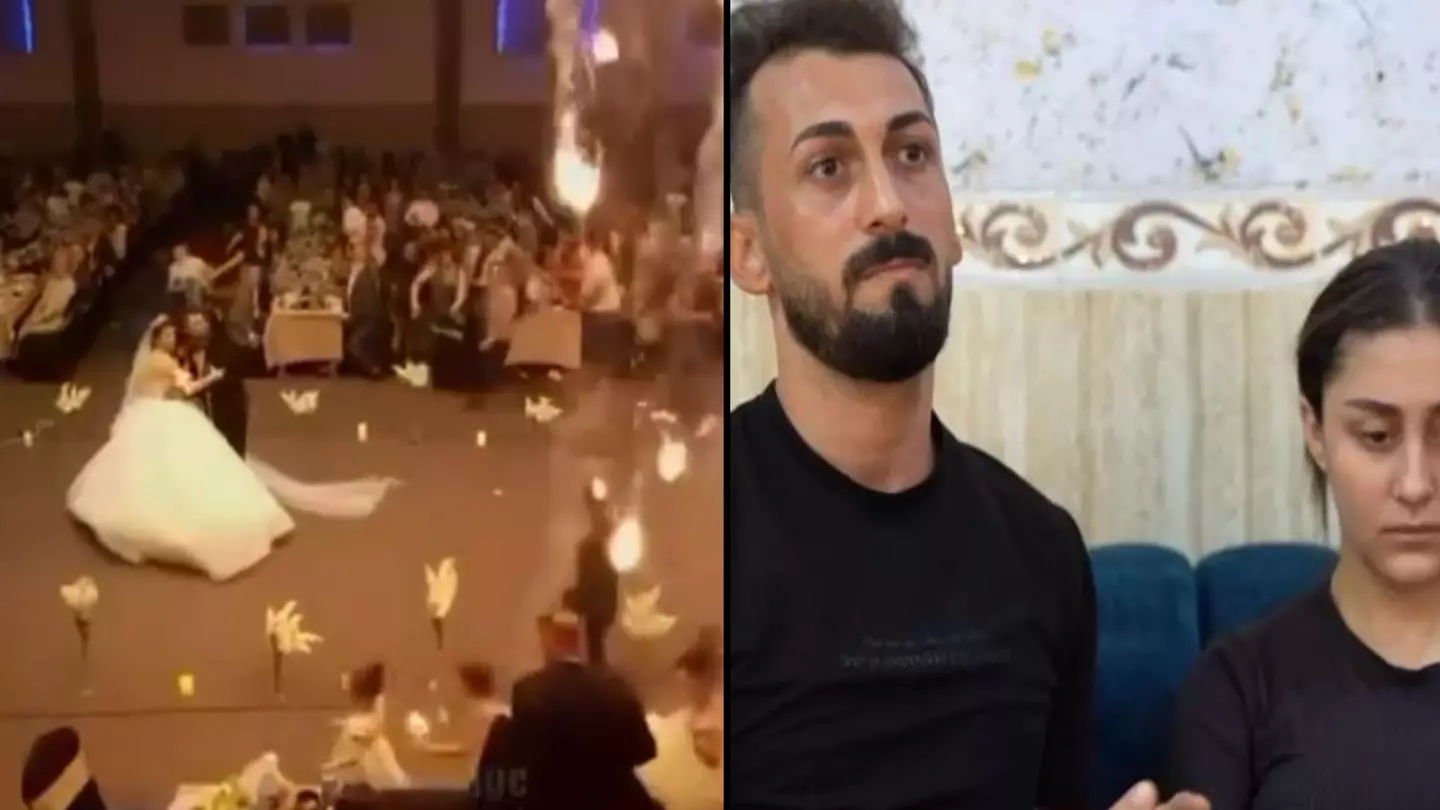 Bride and groom say they’re ‘dead inside’ after more than 100 people died at their wedding