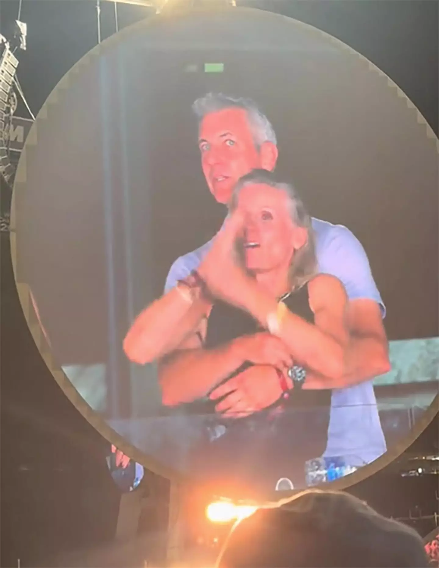 The video of 'Coldplay couple' Andy Byron and Kristin Cabot has gone viral on social media (TikTok/@instaagraace)