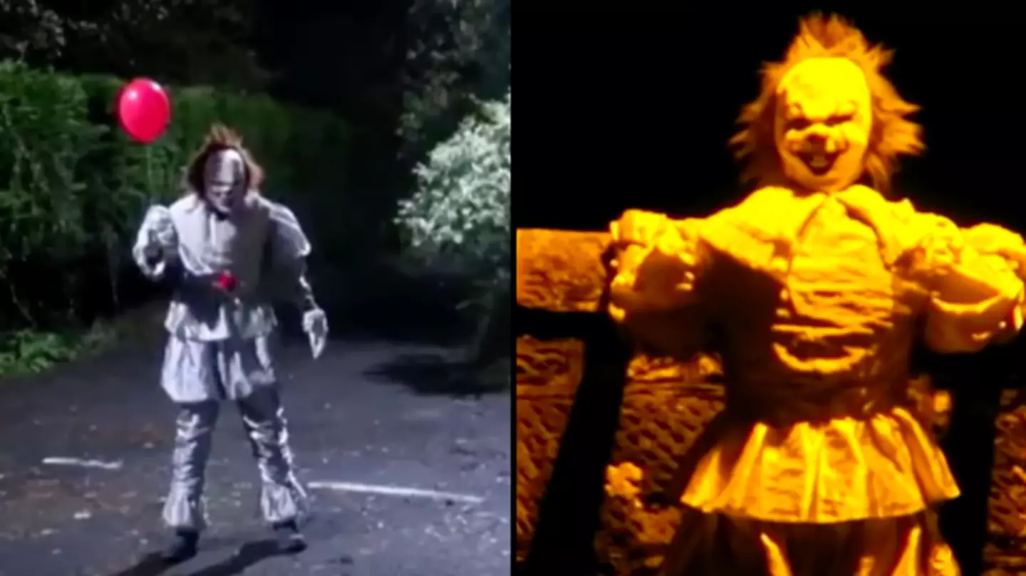 ‘Killer clown’ spotted roaming UK streets has message for the nation