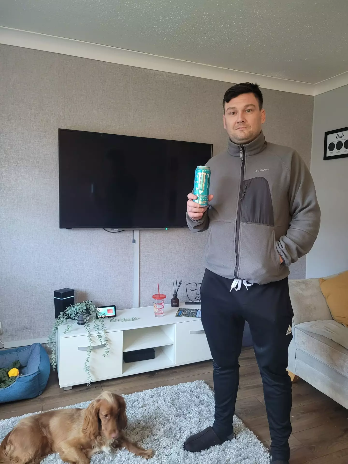 He was drinking two litres of the stuff a day.