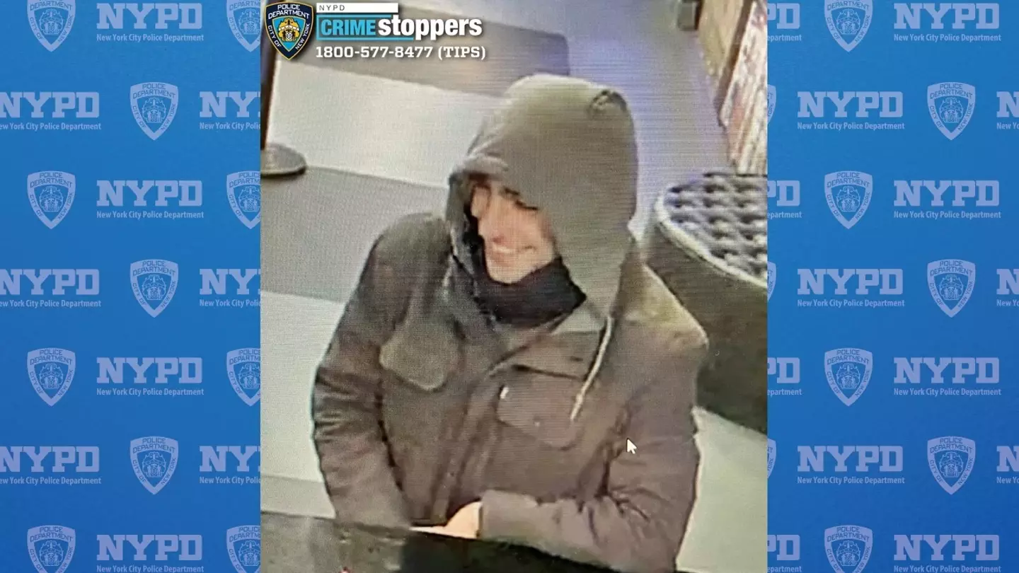 The NYPD continue to search for the killer, and have identified this man as a person of interest (NYPD)