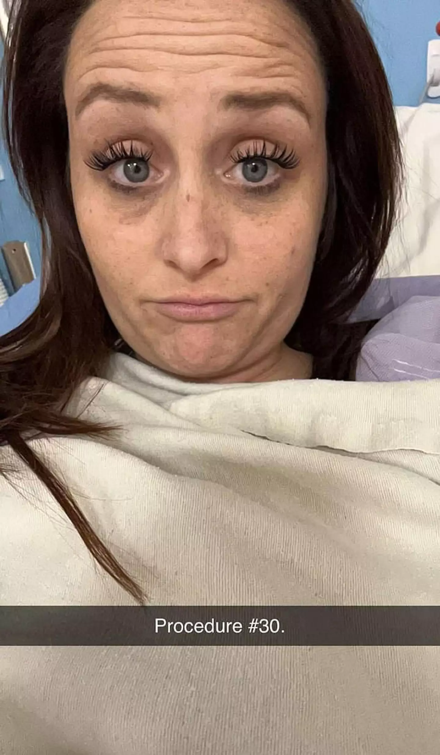 Holly had to undergo multiple surgeries on her oesophagus following the drink (Facebook)