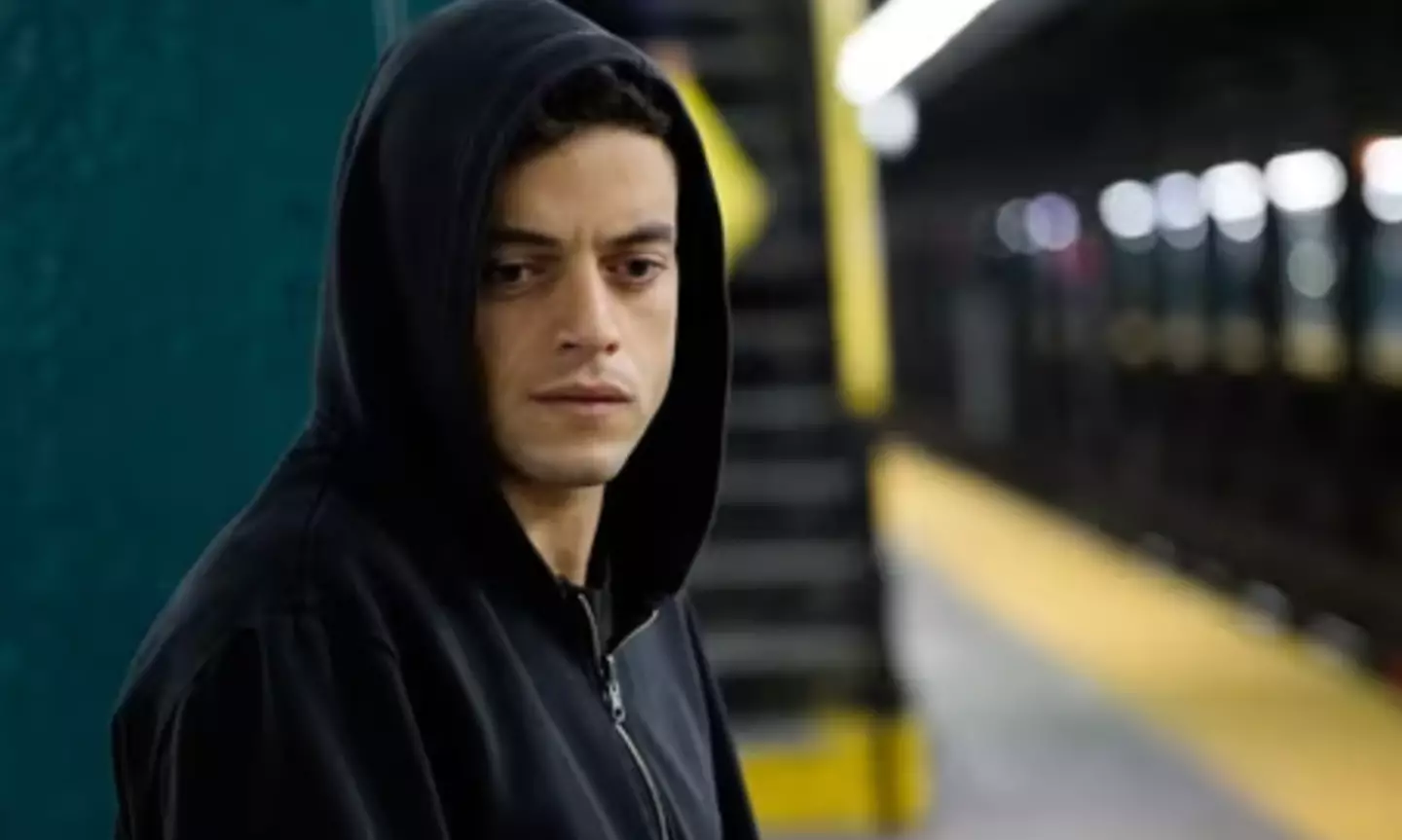 Rami Malek in Mr Robot.