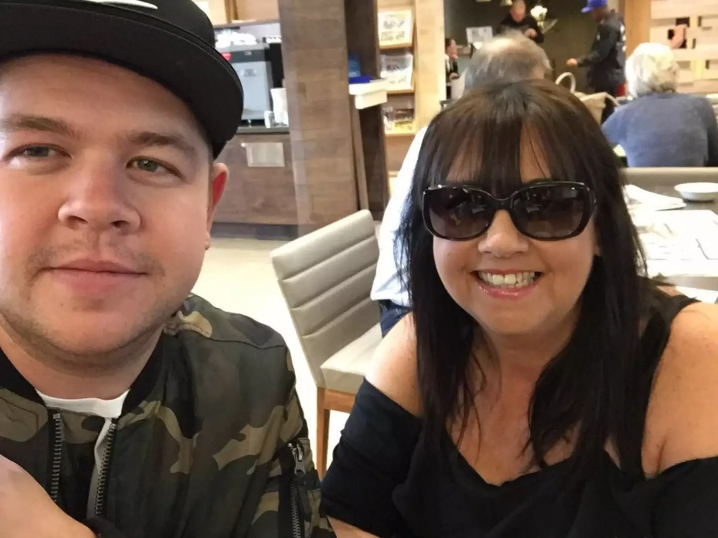 Grado and his late mum Maureen.