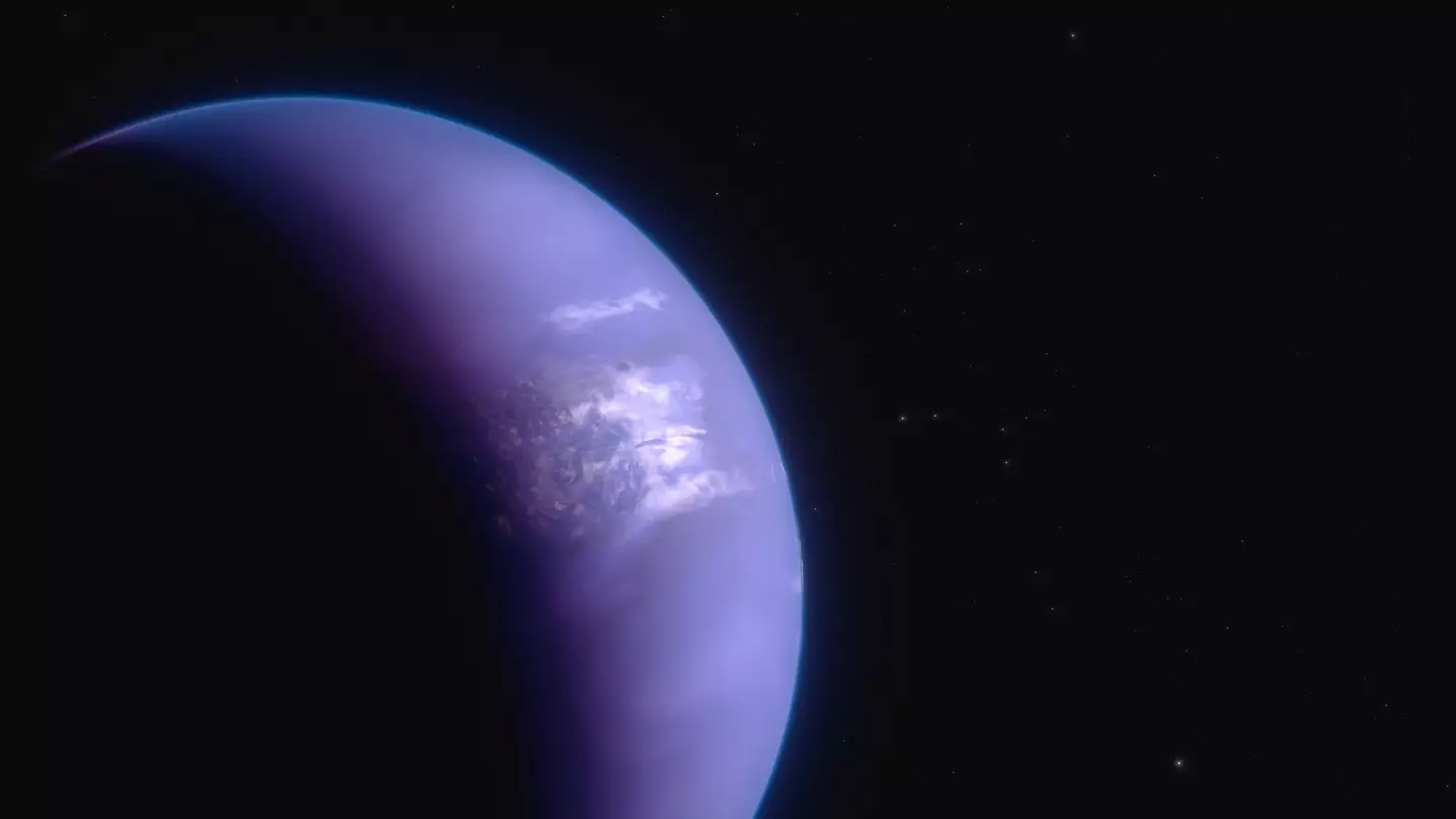CGI of what WASP-43 b would look would if we could see it with our own eyes (NASA, ESA, CSA, Ralf Crawford (STScI))