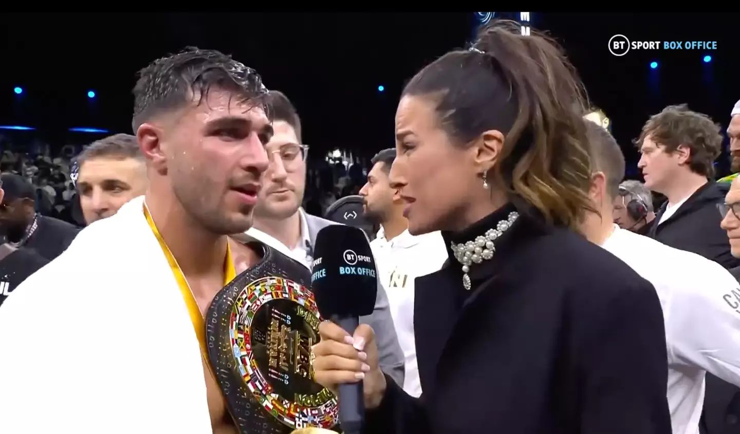 Tommy Fury gave his thoughts post-fight.