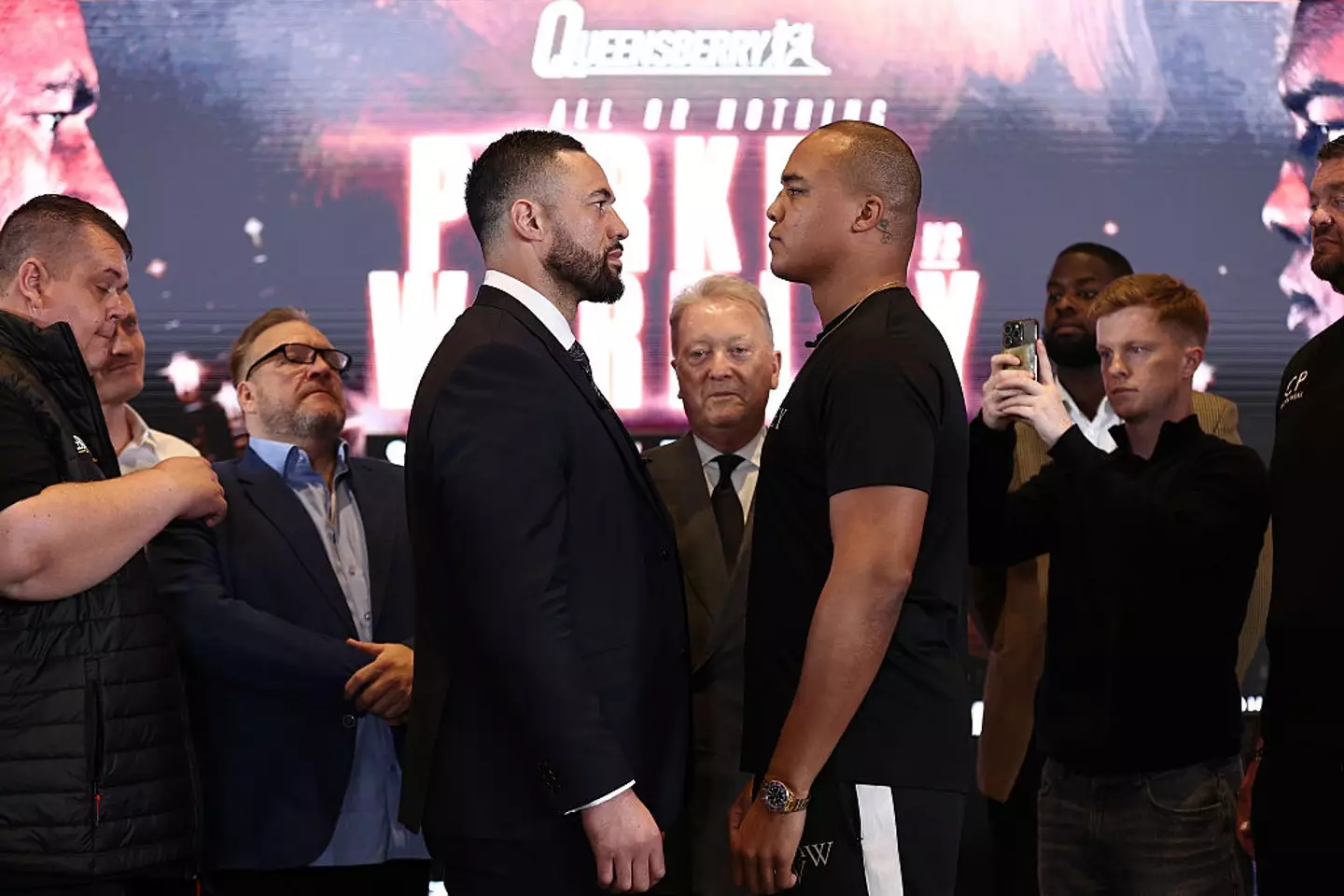 Parker and Wardley will face off in a few weeks' time (Getty Images/ James Fearn)