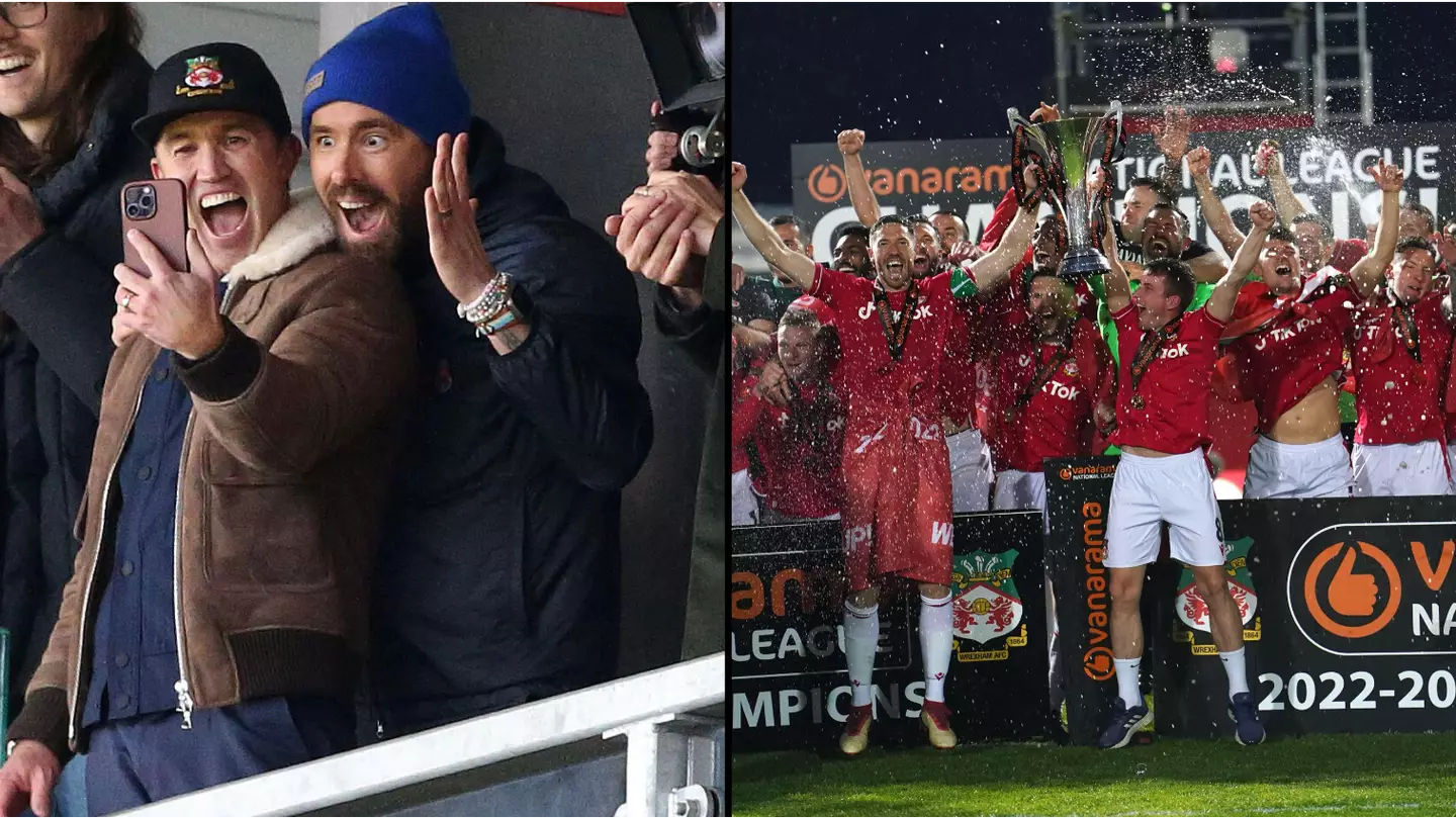Ryan Reynolds and Rob McElhenney have one last present for Wrexham squad after securing promotion