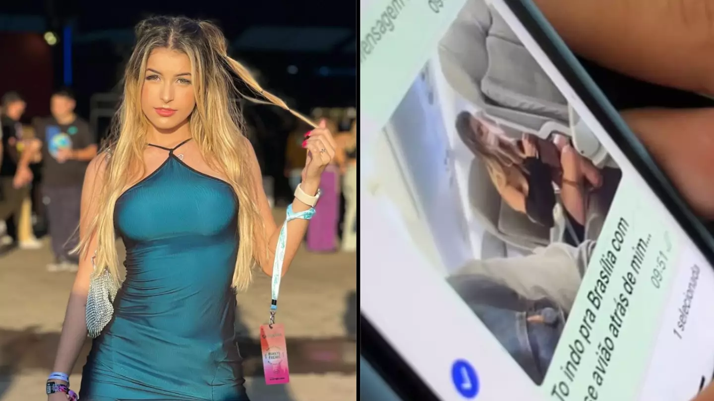 Influencer confronts man on plane after claiming he took a photo of her while she was asleep