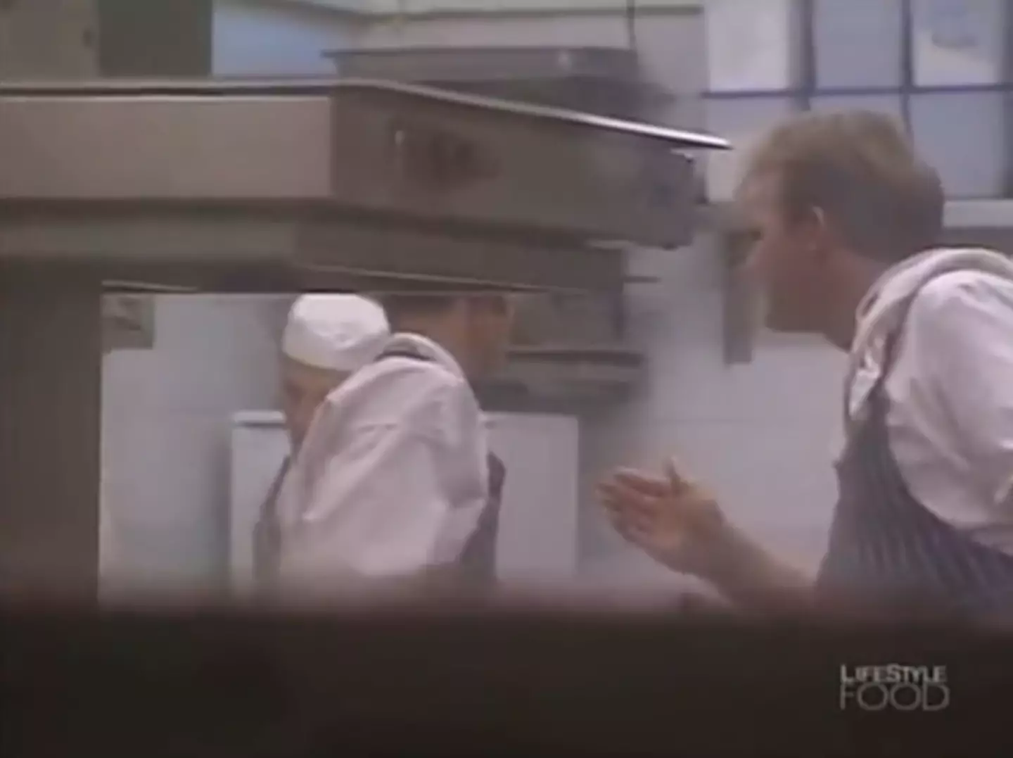 This was filmed much earlier in Gordon Ramsay's career.