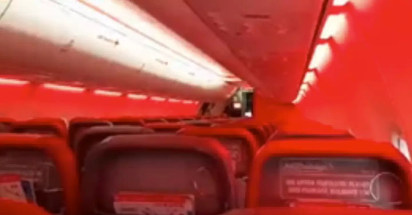They had the plane to themselves.