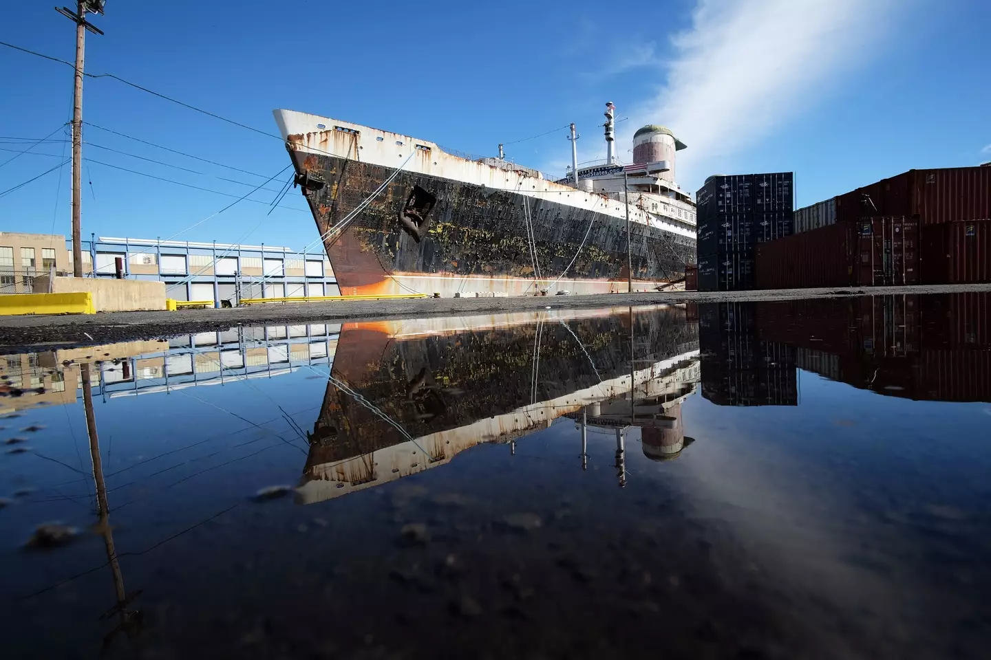 The SS United States is being sunk (JEWEL SAMAD/AFP via Getty Images)