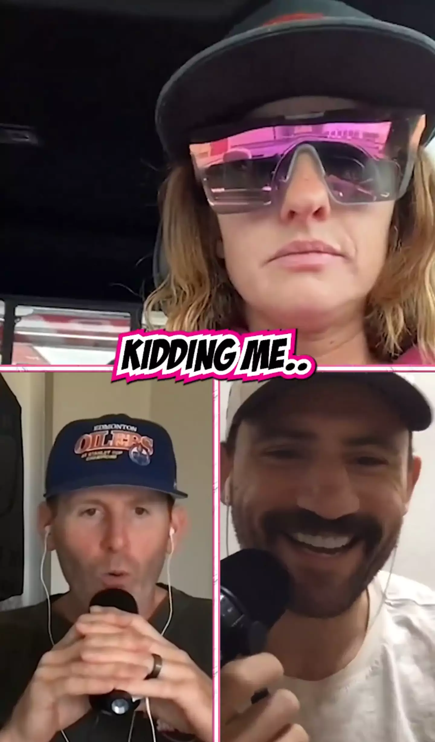 She kept a low profile on the podcast. (X / @spittinchiclets)