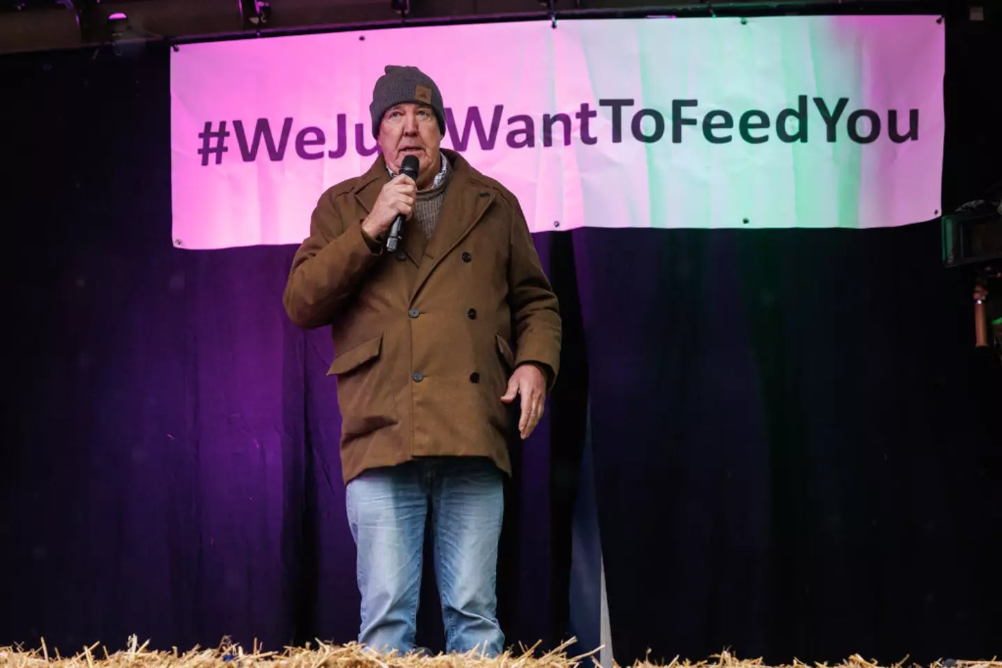 He gave a speech to a packed out crowd (Dan Kitwood/Getty Images)