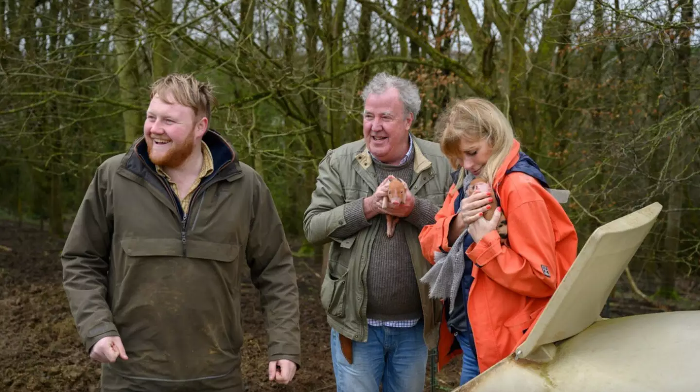 Clarkson snapped at front of house staff in the final episode (Prime Video)