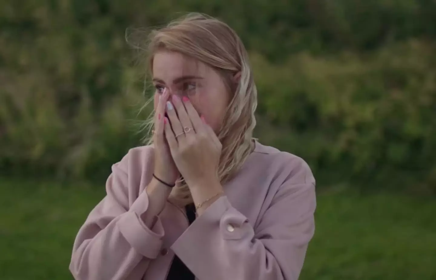 Katrine managed to swim back to shore despite thinking she was doomed (BBC)