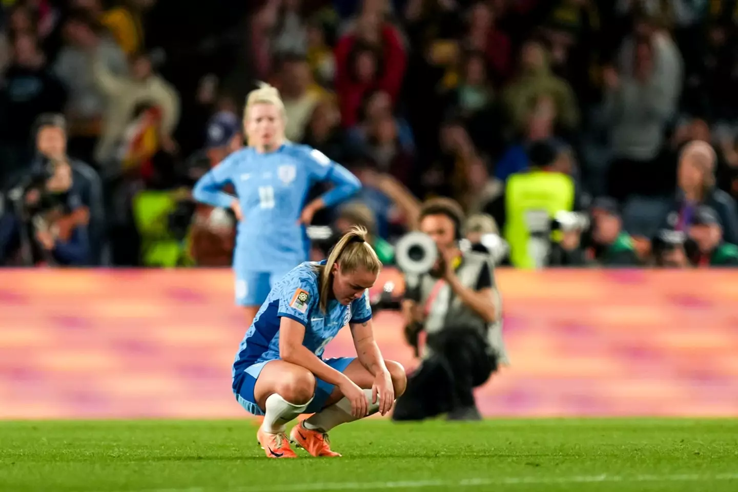 England lost 1-0 to Spain in the final.